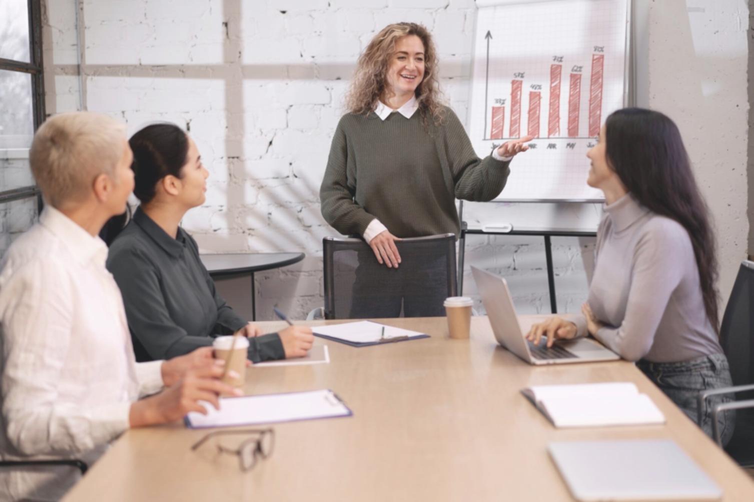 Professional consultation meeting focused on financial planning and cash flow management